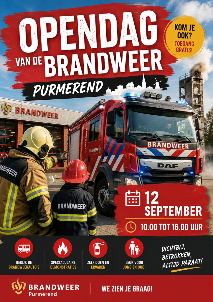 BELEEF DE BRANDWEER VAN HEEL DICHTBIJ!
